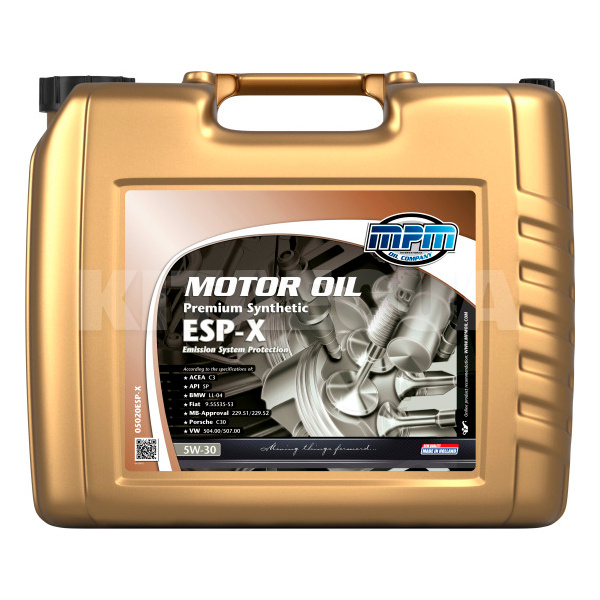 Масло моторное синтетическое 20л 5W-30 ESP-X MPM (MPM_05020ESP-X)