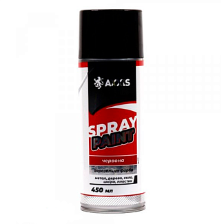 Краска ярко-красная 450мл AXXIS