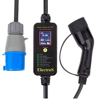 Зарядка для электромобиля 7 кВт 32A 1-фаза Type 2 (европейское авто) Max ElectroS