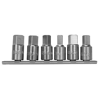 Набор головок торцевых для масляных пробок 1/2" 3/8" 6 предметов YATO