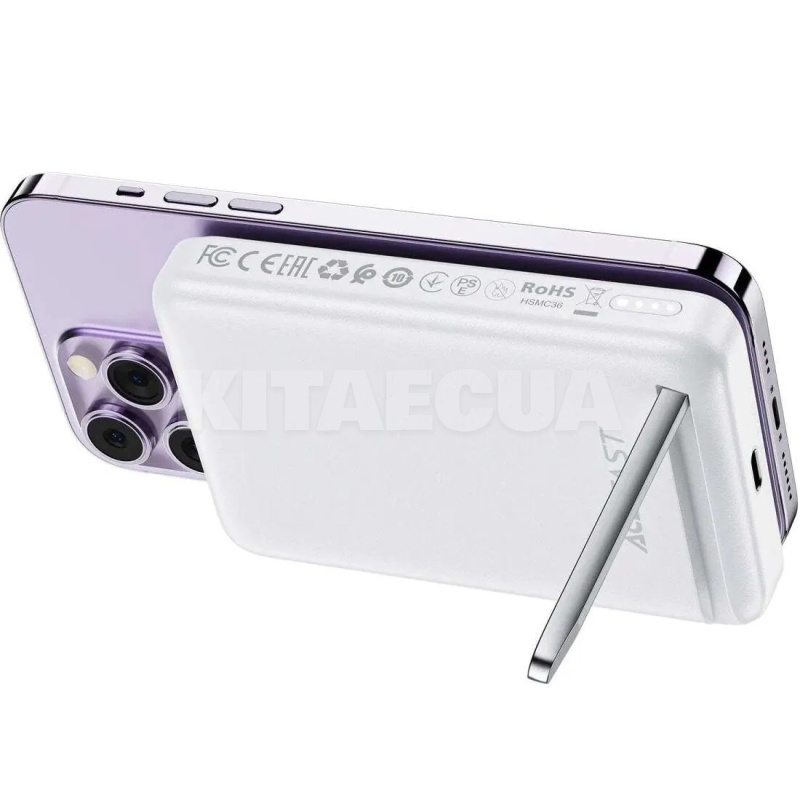 Повербанк M6 10000mAh 20W білий ACEFAST (AFM6W) - 2