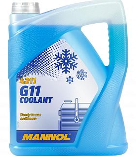 Антифриз синій 5л G11 Coolant Mannol