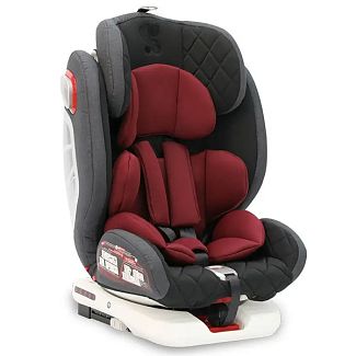 Автокресло детское Roto Isofix Grey-Red 0-36 кг Lorelli