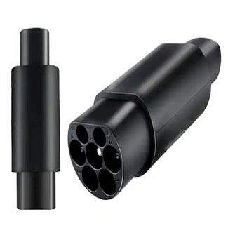 Перехідник Guwieyg 7.4 кВт 32А 1-фаза Type Tesla (станція) - GB/T AC (китайське авто) GUWIEYG