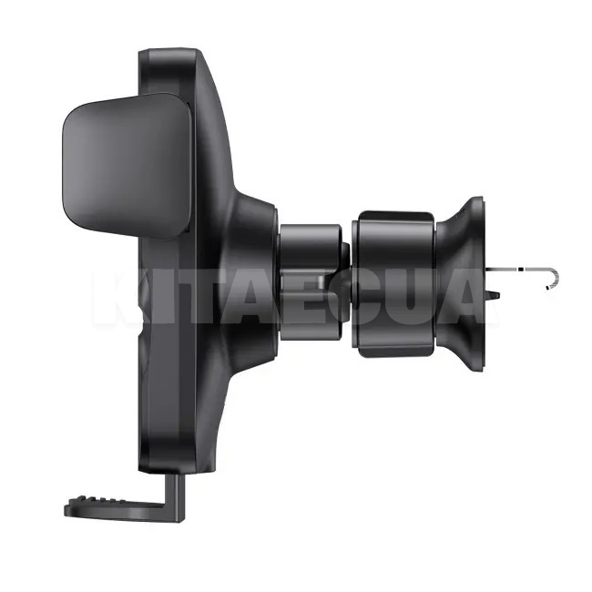 Держатель атомобильный с беспроводной зарядкой с зажимом 60-85 мм 15W BASEUS (CGZX000001) - 2