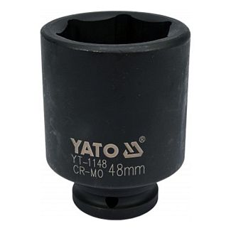 Головка торцевая ударная 6-гранная удлиненная 48 мм 3/4" 90 мм YATO