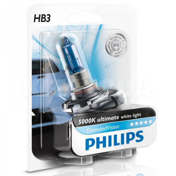 Галогенна лампа HB3 65W 12V Diamond VISION PHILIPS (9005DVB1)