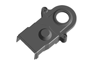 Кожух ремня ГРМ нижний 1.6L 