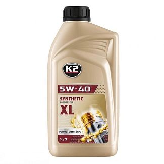 Масло моторное синтетическое XL SL/CF/CF-4 5W-40 1л K2