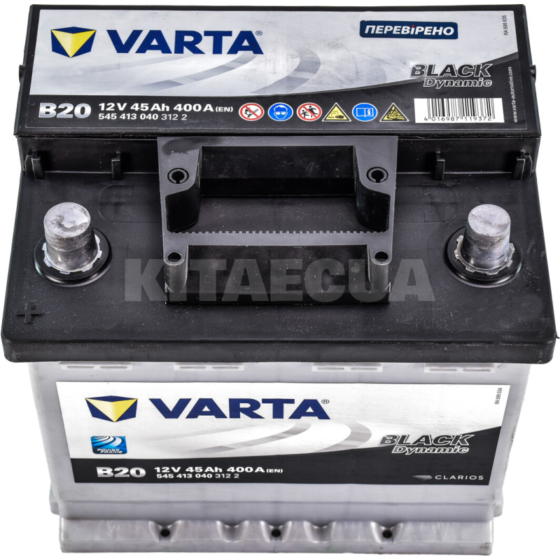 Аккумулятор автомобильный 45Ач 400А "+" слева VARTA (VT 545413BL) - 3