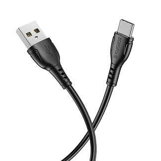 Кабель USB - Type-C 3A BX51 Triumph 1м черный BOROFONE