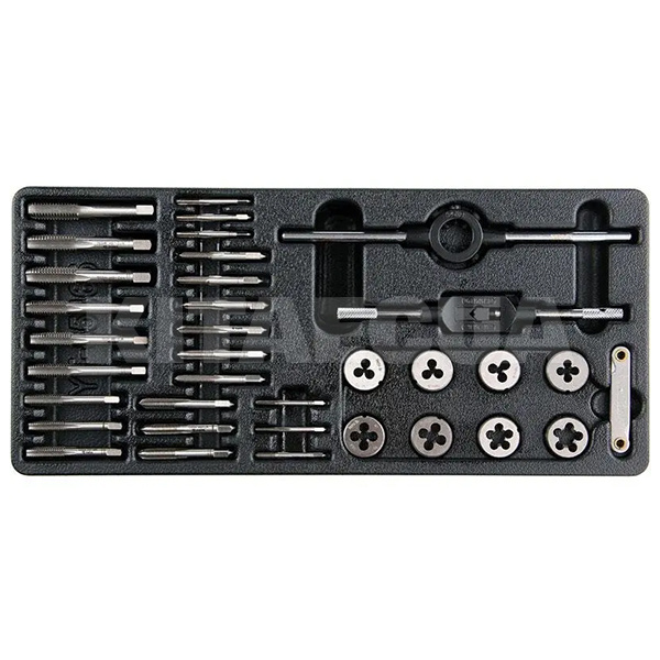 Набор метчиков и плашек 35 предметов YATO (YT-55465)