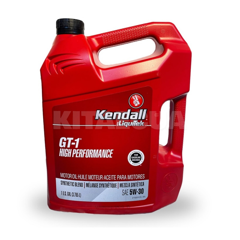 Масло моторное полусинтетическое 3.78л 5W30 GT-1 High Performance Kendall (1081221)