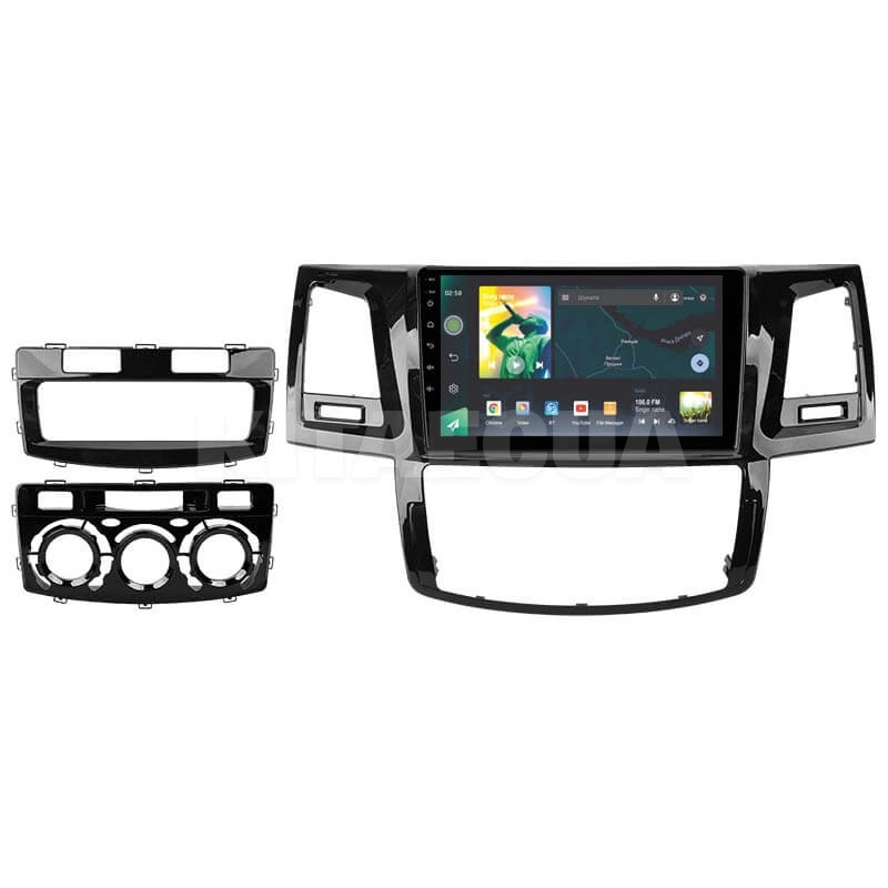 Штатна магнітола X9232 2+32 Gb 9" Toyota HILUX Revo 2008-2014 SIGMA4car (33844) - 2