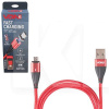 Кабель USB - microUSB 3А VC-6102M 2м красный VOIN (VC-6102M RD)