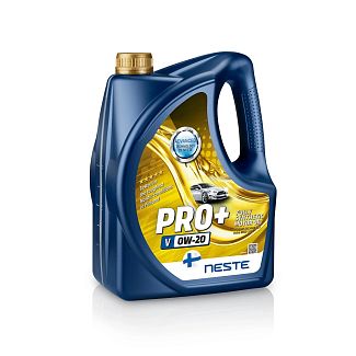 Масло моторне синтетичне 4л 0W20 Pro+V NESTE