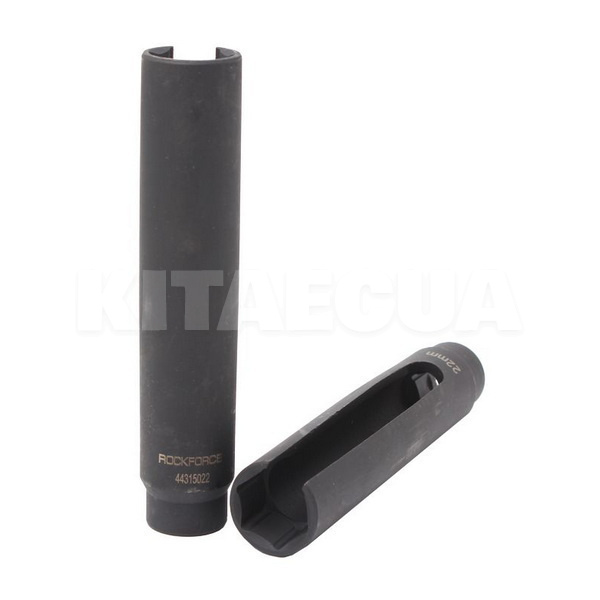 Головка для снятия датчика кислорода (лямбда зонда) 1/2" 22мм х 150мм ROCKFORCE (RF-44315022)
