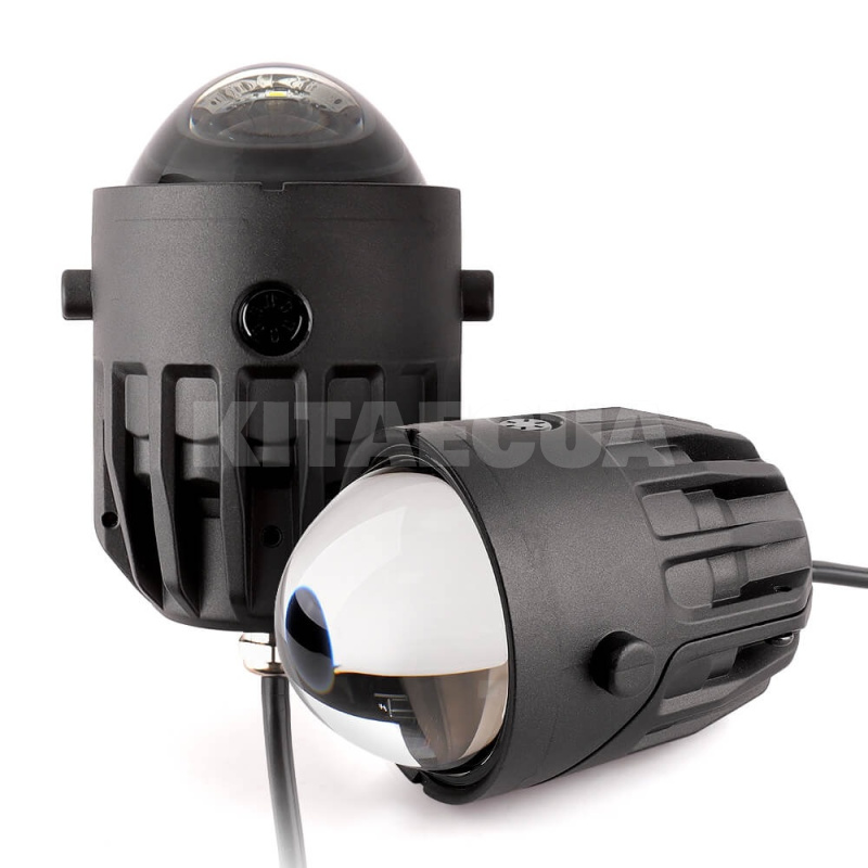 BI-LED линзы в фары противотуманные FOG F1 2" 45/50W 5500K AMS (49461)