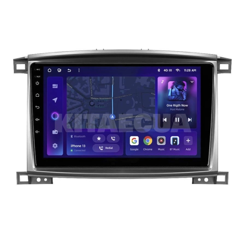 Штатна магнітола MOSS M3 4+32 ГБ 10" Toyota Land Cruiser LC 100-B 2002-2007 (B) AMS (50916)