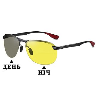 Очки для водителей фотохромные поляризационные желтая линза SUNDRIVE