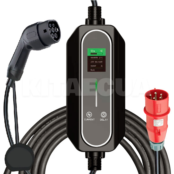 Зарядка Tesla 3 11 кВт 16А 3-фазы Type 2 (европейское авто) Midway Basic REDAUTO (RD-11T2-MB)