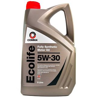 Масло моторное синтетическое 5л 5W-30 ECOLIFE COMMA