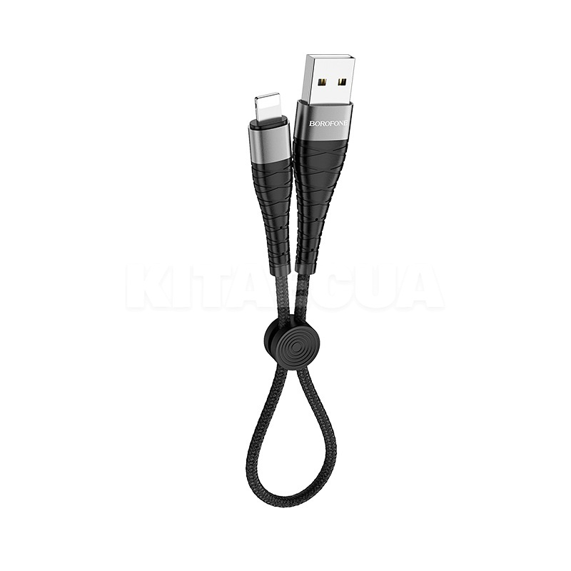 Кабель USB - Lightning 2.4A BX32 0.25м черный BOROFONE (BX32LB0.25)