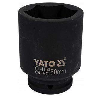 Головка торцевая ударная 6-гранная удлиненная 50 мм 3/4" 90 мм YATO