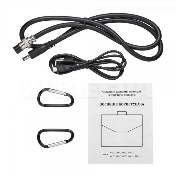 Портативна сонячна панель 40Вт КВАНТ (PSB-40W) - 2