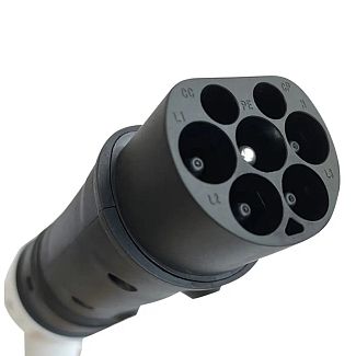 Переходник 7.4 кВт 32А 1-фаза Type 2 (станция) - GB/T AC (китайское авто) UACHARGER