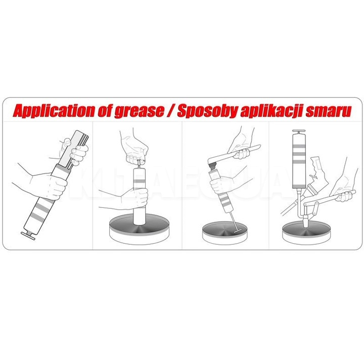 Шприц для змащення пневматичний 0.4л 220 л / хв YATO (YT-07057) - 3