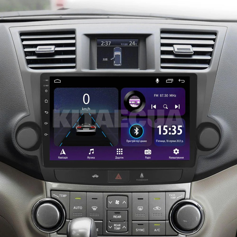 Штатна магнітола E10232 2+32 Gb 10" Toyota Highlander 2 XU40 2007-2013 SIGMA4car (42384) - 3