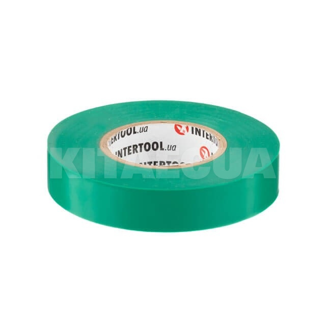 Стрічка ізоляційна 17мм x 25м зелена Intertool (IT-0061) - 2