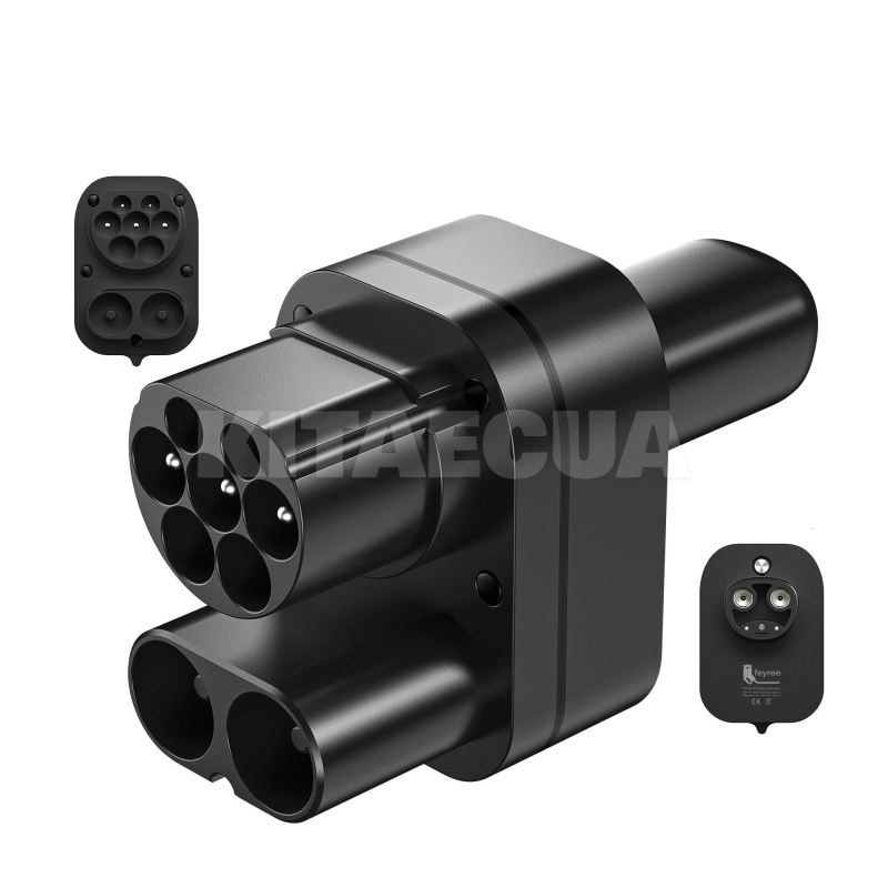 Переходник 250 кВт 250А CCS2 (станция) - Tesla (американское авто) 7 SEVEN PARTS (CCS2-NACS)