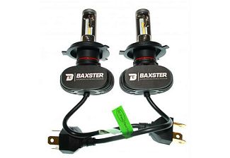 LED лампа для авто H4 P43t 50W 5000K (комплект) BAXSTER