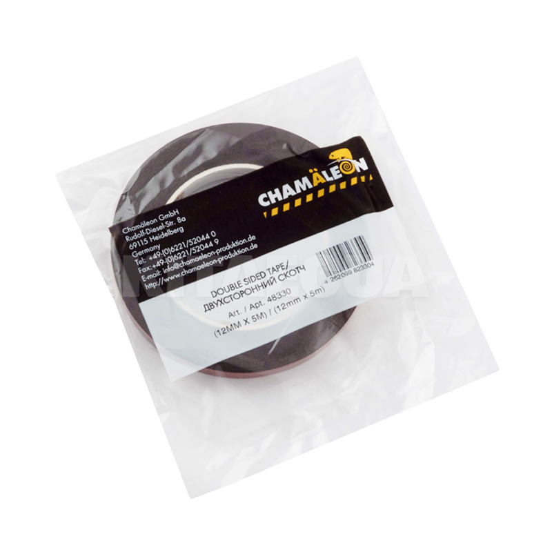 Скотч двухсторонний 5м х 12мм CHAMAELEON (48330)