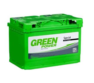 Аккумулятор автомобильный 90Ач 720А "+" слева Green Power