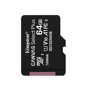 Карта памяти MicroSDXC UHS-1 64GB Class 10 Kingston
