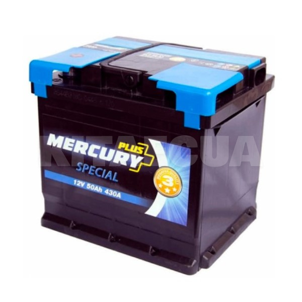 Автомобільний акумулятор 50Ач 430А "+" праворуч MERCURY (P105140)