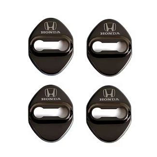Накладка замка дверей черная 4 шт HONDA