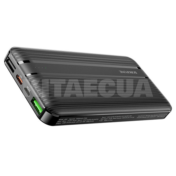 Повербанк BJ9 Uranus 10000 мАч PD18W черный BOROFONE (BJ9B) - 2