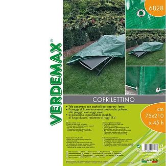 Защитный чехол для шезлонга 75x210xВ.45 см зелений Verdemax
