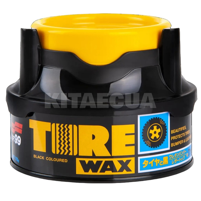 Очиститель (чернитель) шин Tire Black Wax восковый 170г SOFT99 (02015)