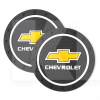 Коврики антискользящие в подстаканник 7 см Chevrolet (2шт.) (4409)