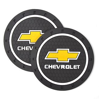 Коврики антискользящие в подстаканник 7 см Chevrolet (2шт.) 