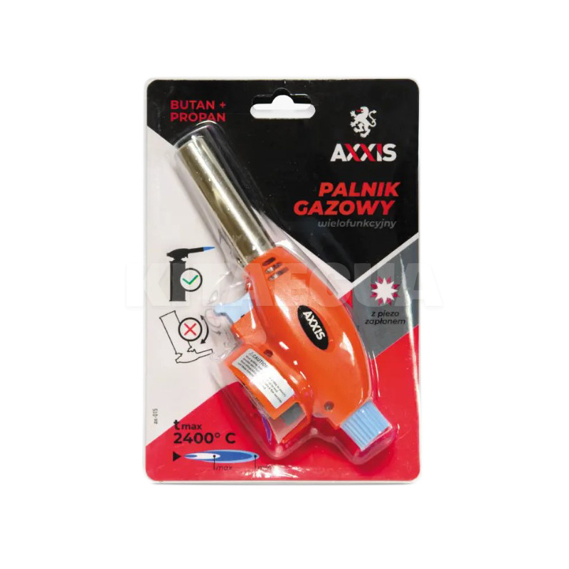 Пальник газовий з пєзопідпалом комбінований AXXIS (ax-015) - 2