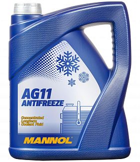 Антифриз-концентрат синий 5л AG11 -70°C Longterm Mannol