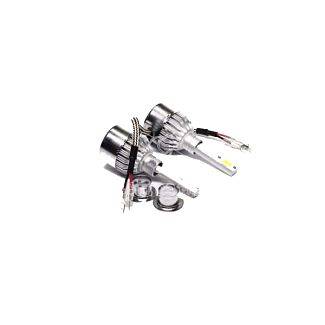 LED лампа для авто H1 12V (металл. корпус) C6 (комплект) 