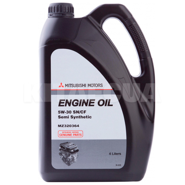 Масло моторное полусинтетическое 4л 5W-30 Engine Oil MITSUBISHI (MZ320364)