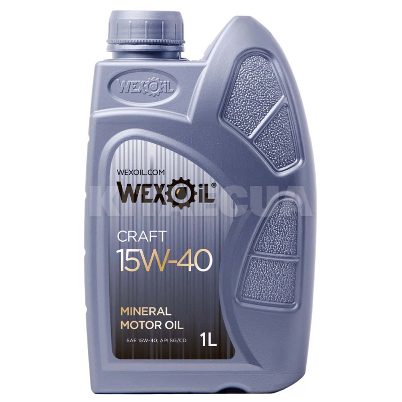 Масло моторное минеральное 1л 15W-40 Craft WEXOIL (62565)